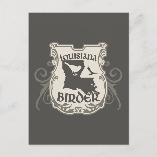 Louisiana Birder Briefkaart (Voorkant)