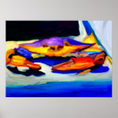 Louisiana Blue Crab Poster (Voorkant)