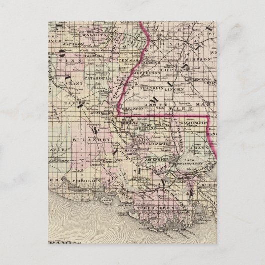 Louisiana Briefkaart (Voorkant)