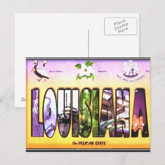 Louisiana  Briefkaart (Voorkant / Achterkant)