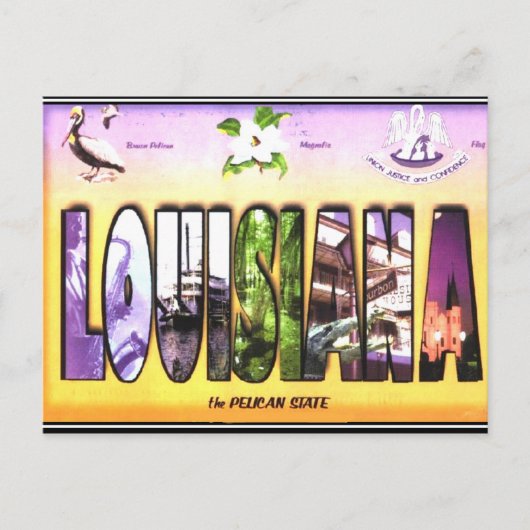 Louisiana  Briefkaart (Voorkant)