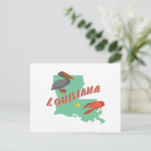 Louisiana Briefkaart (Staand voorkant)