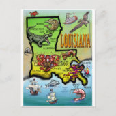 Louisiana Briefkaart (Voorkant)