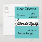 Louisiana Briefkaart (Voorkant / Achterkant)