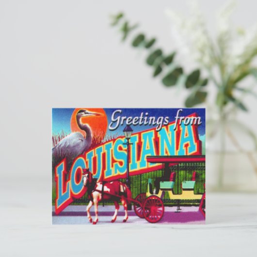 Louisiana Briefkaart (Staand voorkant)