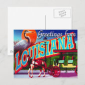 Louisiana Briefkaart (Voorkant / Achterkant)