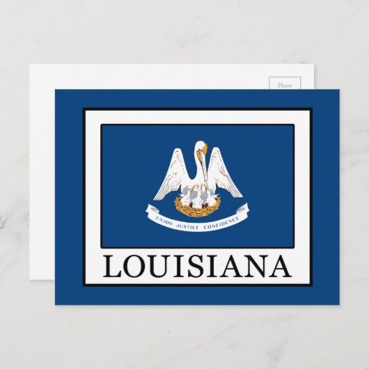 Louisiana Briefkaart (Voorkant / Achterkant)