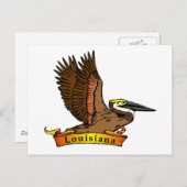 Louisiana Brown Pelican Briefkaart (Voorkant / Achterkant)