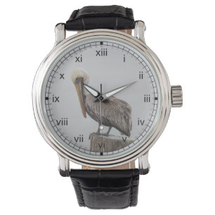 Louisiana Brown Pelican Horloge