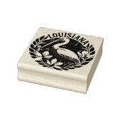 Louisiana Brown pelikaan State Bird Rubberstempel (Stempel)
