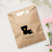 Louisiana bruiloft gunst trakteren zakken, geschen bedankzakje (Gezegeld)