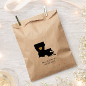 Louisiana bruiloft gunst trakteren zakken, geschen bedankzakje (Geknipt)