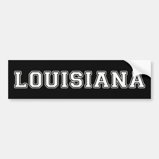 Louisiana Bumpersticker (Voorkant)