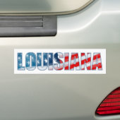 Louisiana Bumpersticker (Op auto)
