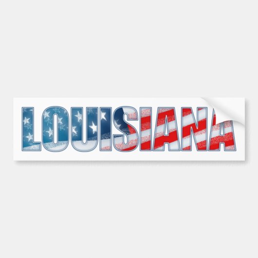 Louisiana Bumpersticker (Voorkant)
