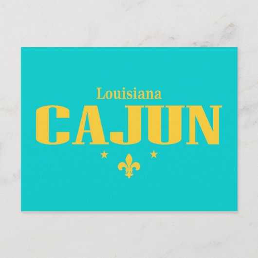 Louisiana Cajun Briefkaart (Voorkant)