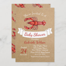 Louisiana Cajun Crawfish Baby shower