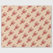 Louisiana Cajun Crawfish Custom Cadeaupapier (Vlak)