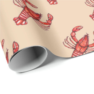 Louisiana Cajun Crawfish Custom Cadeaupapier