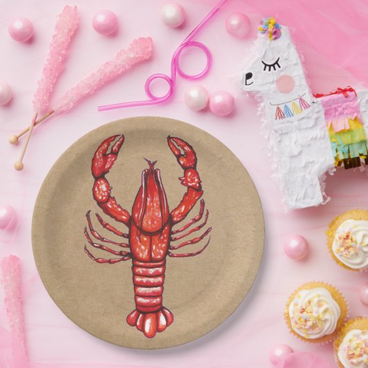 Louisiana Cajun Crawfish Papieren Bordje (Feest)