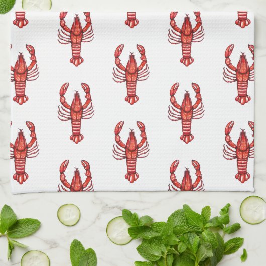 Louisiana Cajun Crawfish Theedoek (Gevouwen)