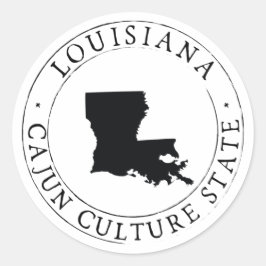 Louisiana Cajun Cultuur Sticker Envelope Seal