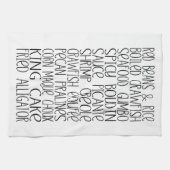 Louisiana Cajun Food Cajun Kitchen Theedoek (Horizontaal)