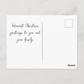 Louisiana Cajun Holiday Christmas Briefkaart (Achterkant)