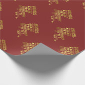 Louisiana Cajun kerstcadeautje met cadeautjes Cadeaupapier (Hoek)