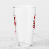 Louisiana Cajun Waterverf Crawfish Glas (Rechts)