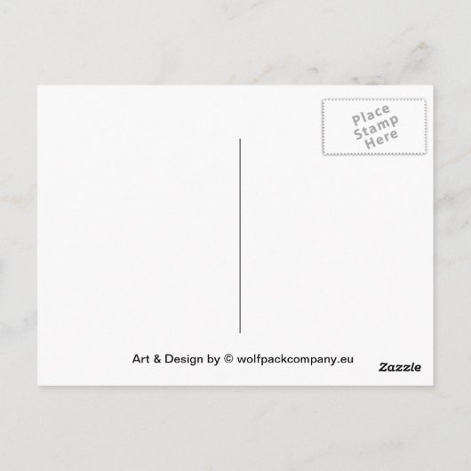 louisiana catahoula leopard briefkaart (Achterkant)