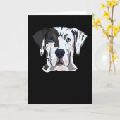 Louisiana Catahoula Leopard Dog Gift Kaart (Gele Bloem)
