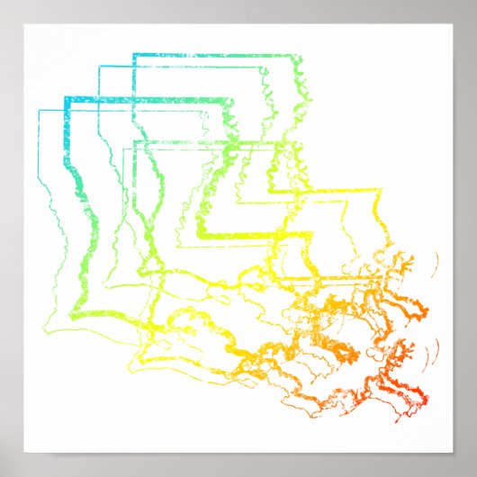 louisiana chill blur poster (Voorkant)