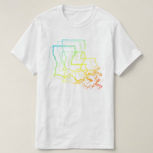 louisiana chill blur t-shirt