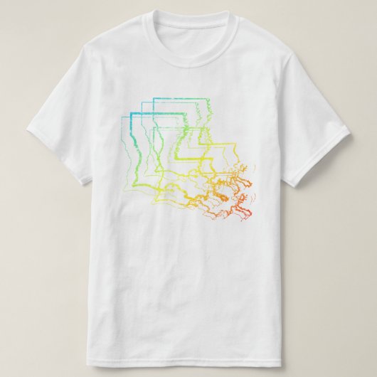 louisiana chill blur t-shirt (Design voorkant)