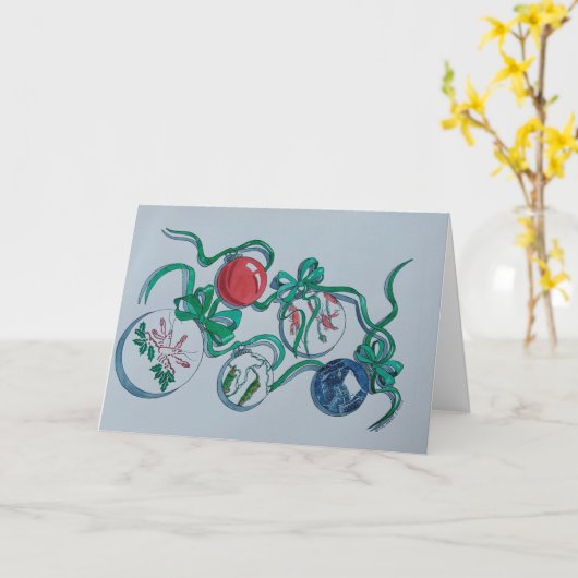 Louisiana Christmas card Kaart (Gele Bloem)