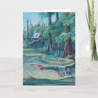 Louisiana Christmas card Kaart