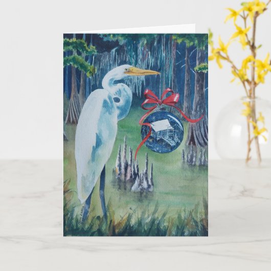 Louisiana Christmas cards Kaart (Gele Bloem)