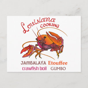 Louisiana Cooking Briefkaart