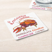 Louisiana Cooking Kartonnen Onderzetters (Schuin)