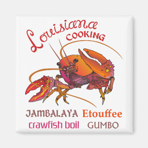 Louisiana Cooking Magneet