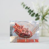 Louisiana Crawfish Boil Briefkaart (Staand voorkant)