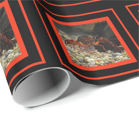 Louisiana Crawfish Cadeaupapier (Rol Hoek)