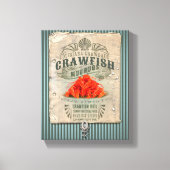 Louisiana Crawfish Canvas Afdruk (Voorkant)