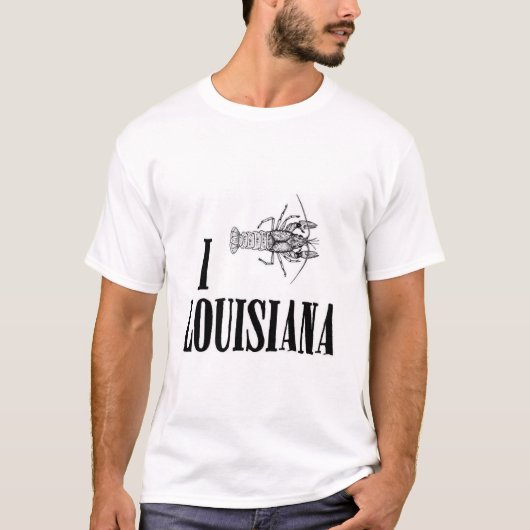 Louisiana Crawfish T-shirt (Voorkant)