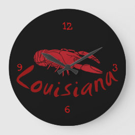 Louisiana Crawfish Wall klok