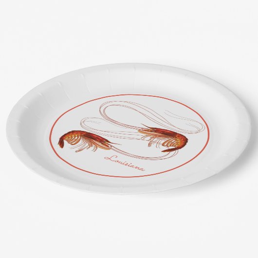 Louisiana Crayfish Papieren Bordje (Gekanteld)