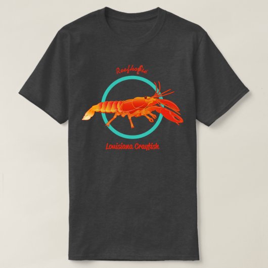 Louisiana Crayfish T-shirt (Design voorkant)