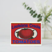 Louisiana Creole Tomatoes Briefkaart (Staand voorkant)