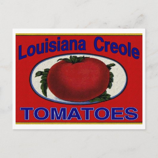 Louisiana Creole Tomatoes Briefkaart (Voorkant)